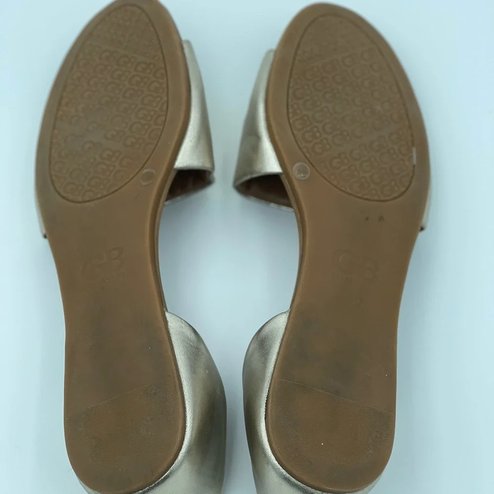 Gianni Bini Women's Gold Slide Sandals Size 9M - Pool Party Collection - Picture 5 of 7